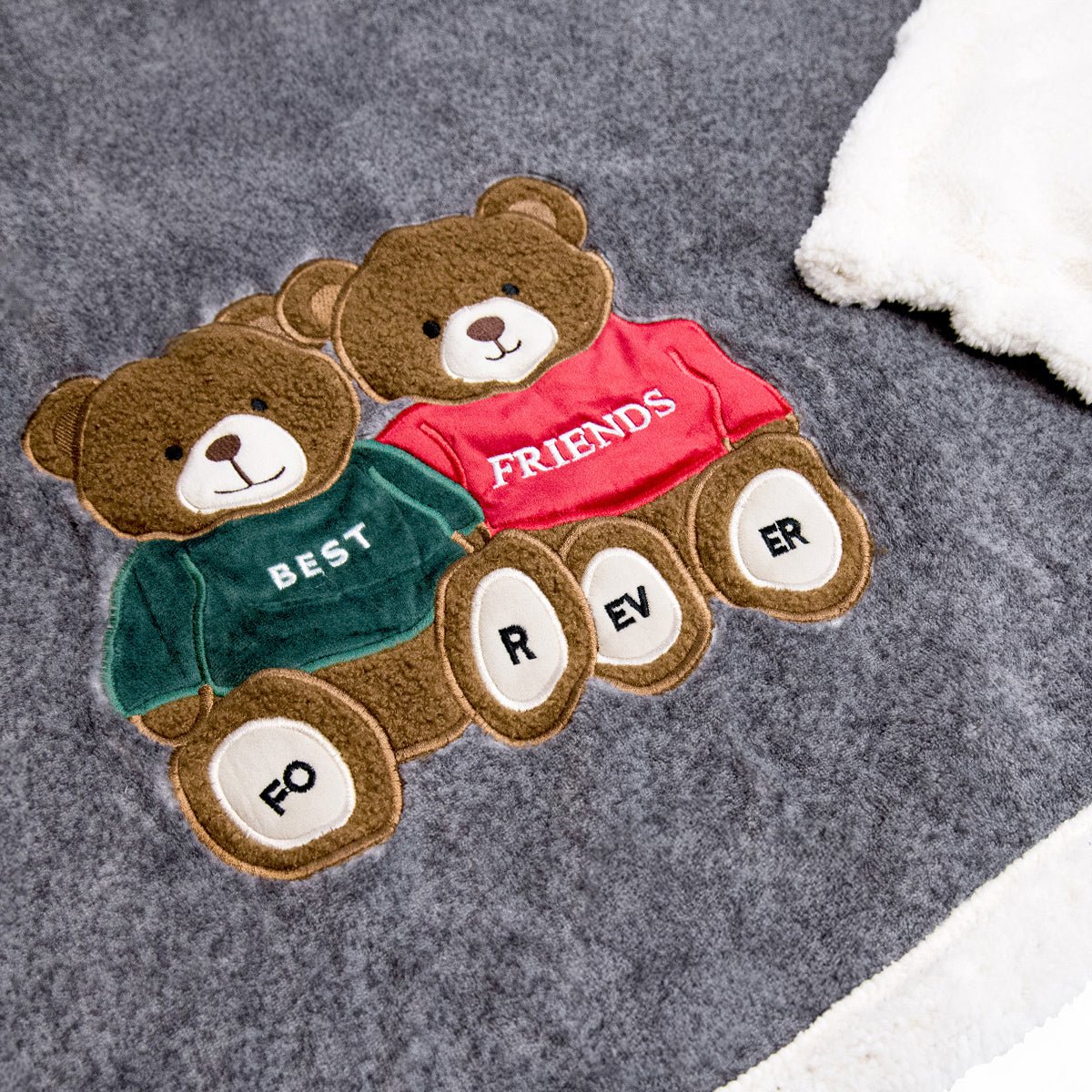 Plaid in MicroPile con Borsa Coordinata - Forever