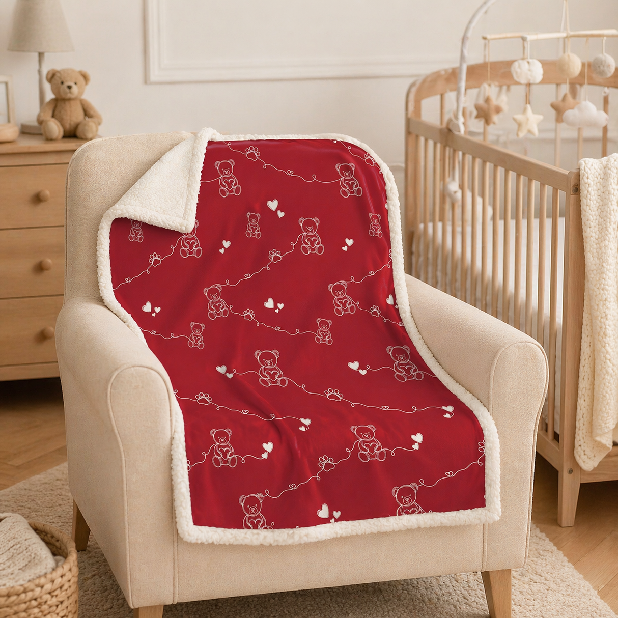 Plaid Baby in MicroPile Fantasia - Dreaming Bear