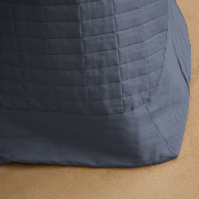 Trapuntino Leggero in Raso di Cotone - Smeraldo