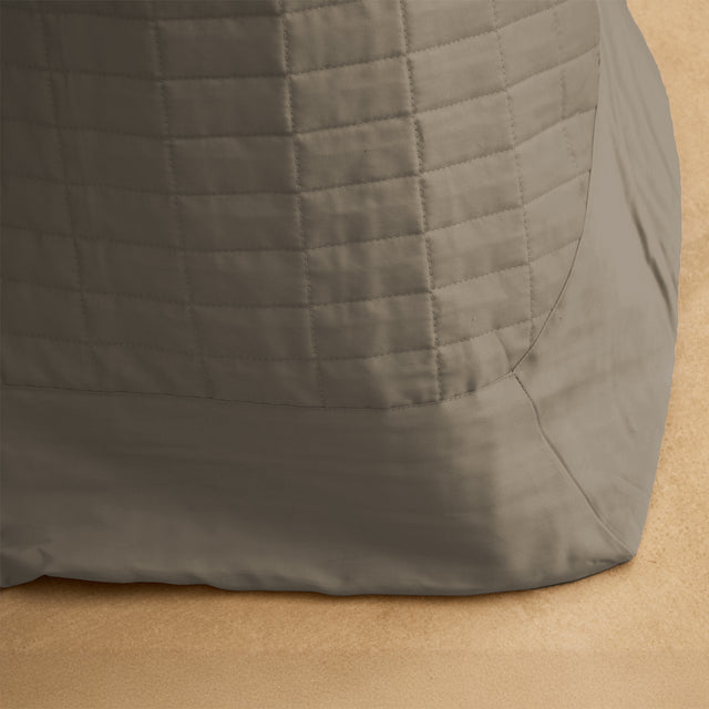 Trapuntino Leggero in Raso di Cotone - Smeraldo