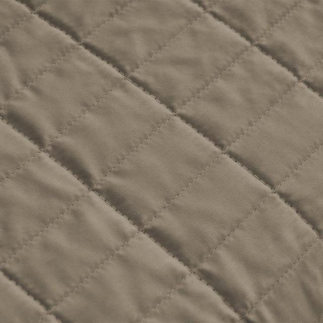 Trapuntino Leggero in Raso di Cotone - Smeraldo