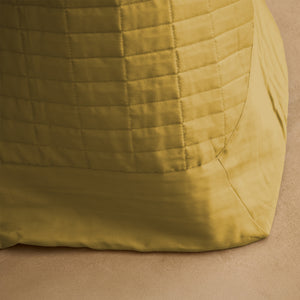 Trapuntino Leggero in Raso di Cotone - Smeraldo