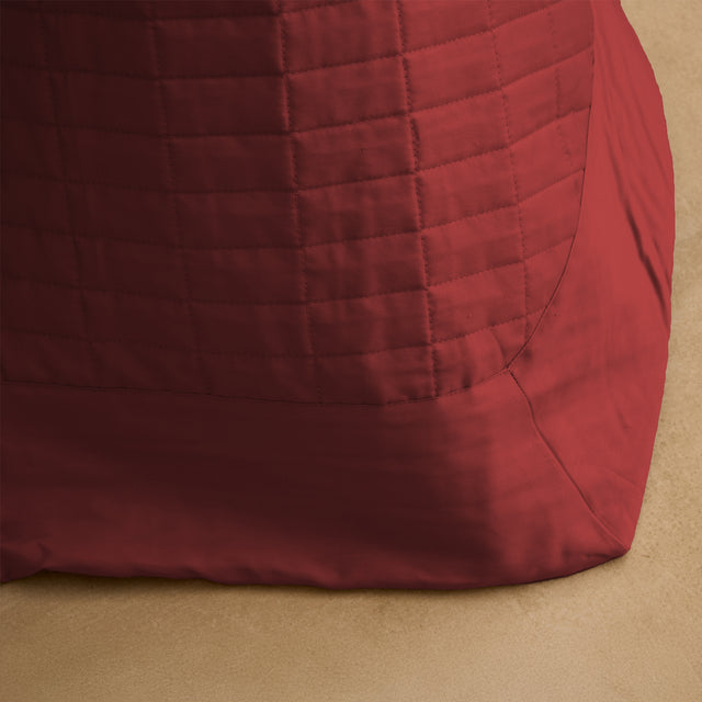 Trapuntino Leggero in Raso di Cotone - Smeraldo