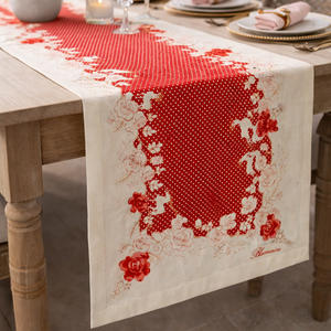 Runner in Puro Lino Stampato - Preziosa