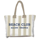 Borsa Mare o Trousse in Spugna di Cotone Rigato - Beach Club