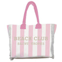Borsa Mare o Trousse in Spugna di Cotone Rigato - Beach Club