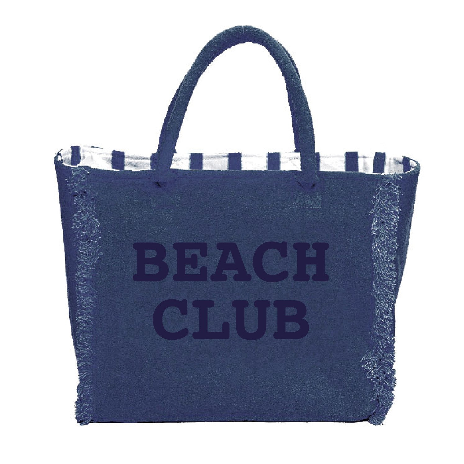 Borsa Mare o Trousse in Spugna di Cotone Tinta Unita - Beach Club