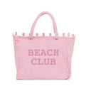 Borsa Mare o Trousse in Spugna di Cotone Tinta Unita - Beach Club