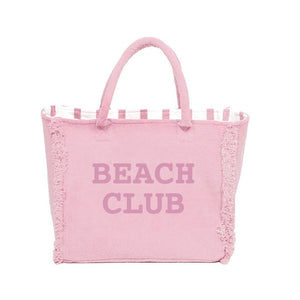 Borsa Mare o Trousse in Spugna di Cotone Tinta Unita - Beach Club