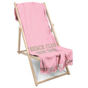Telo Mare in Spugna di Cotone Tinta Unita - Beach Club