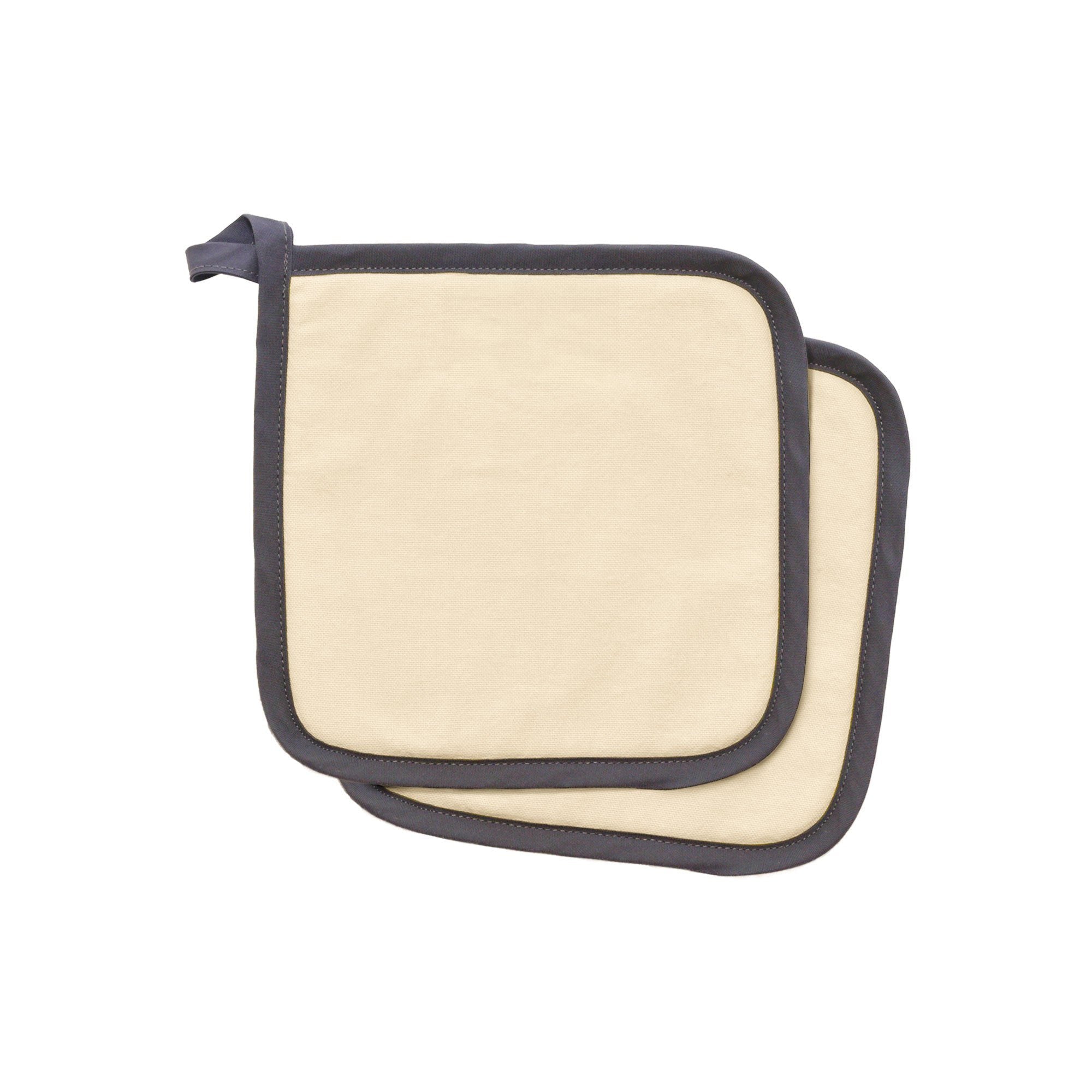 Set 2 Presine in Panama 100% Cotone Tinto in Capo - Colorado