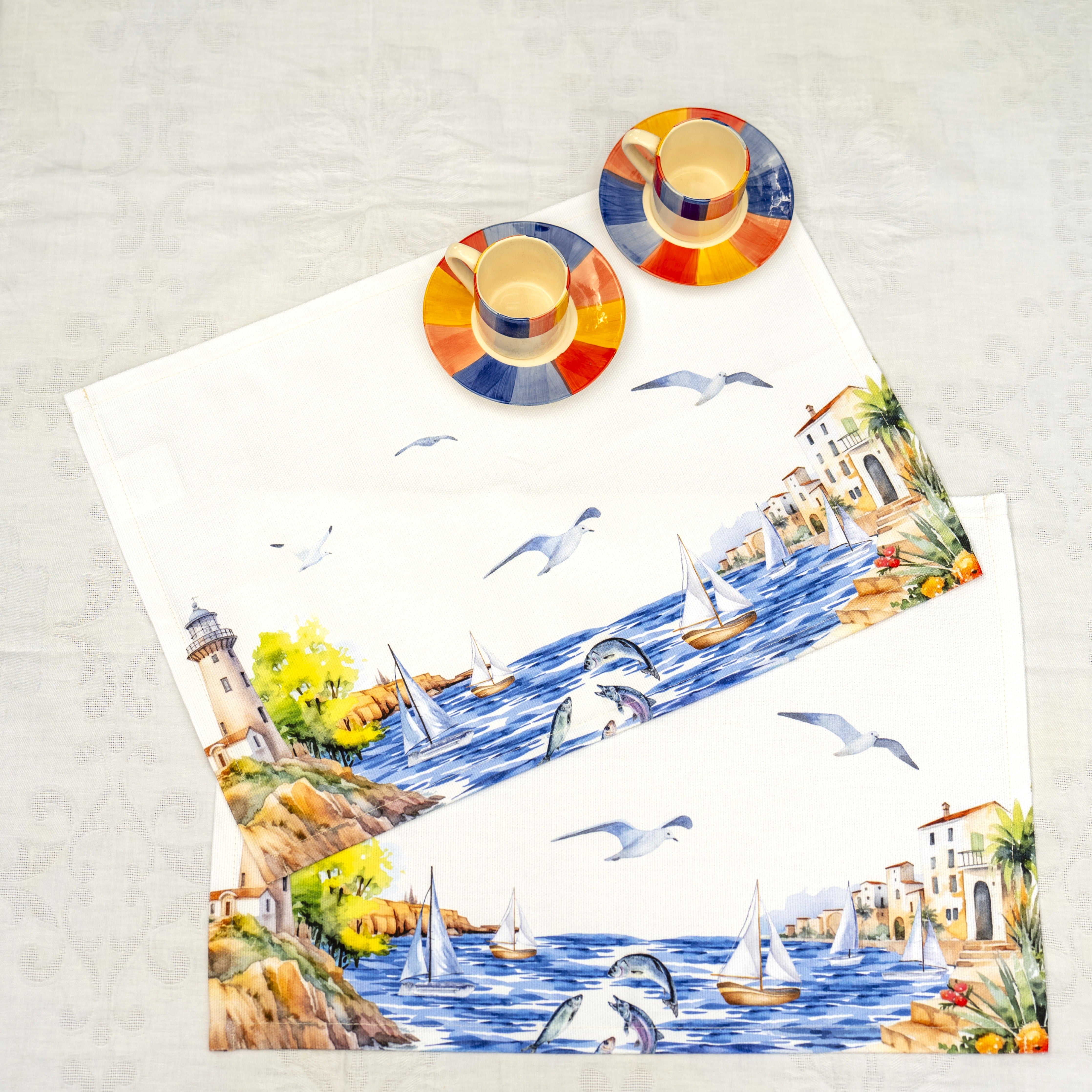 Set 2 Americani in Puro Cotone - Borgo Marino