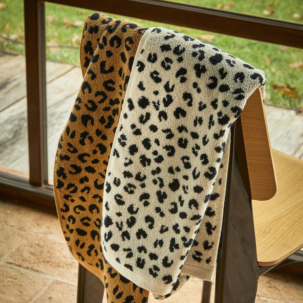 Coppia di Asciugamani in Spugna di Cotone Animalier - Tabby