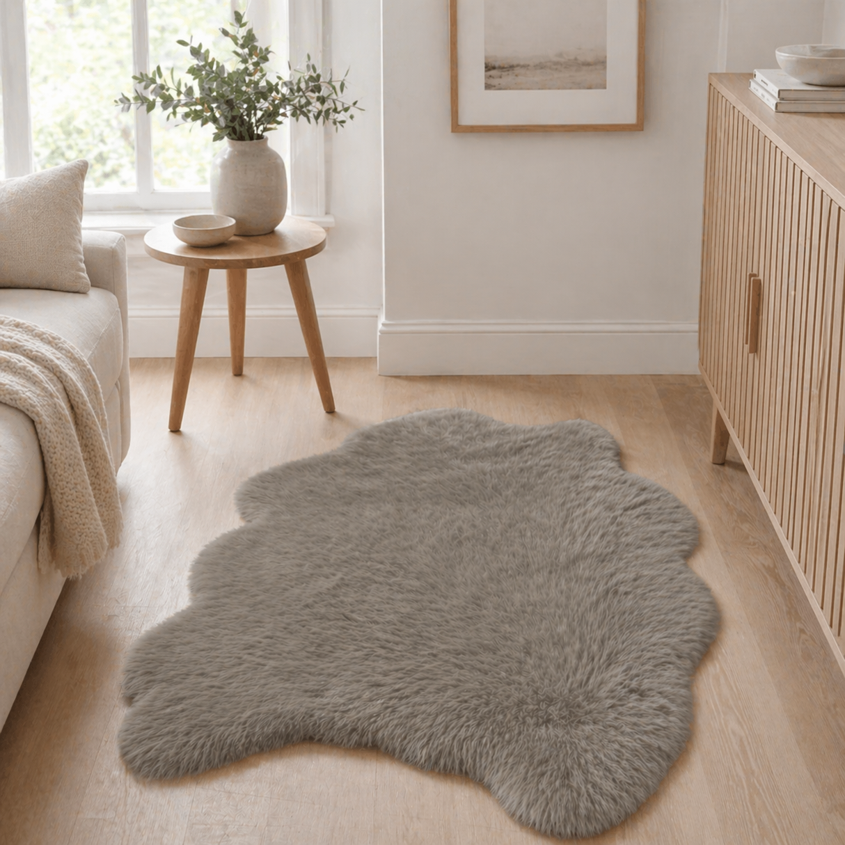 Tappeto Arredo a Pelo Lungo - Eskimo