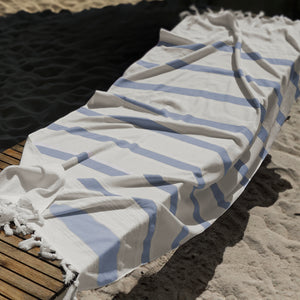 Telo Mare in Fouta di Cotone e Microspugna - Equipage
