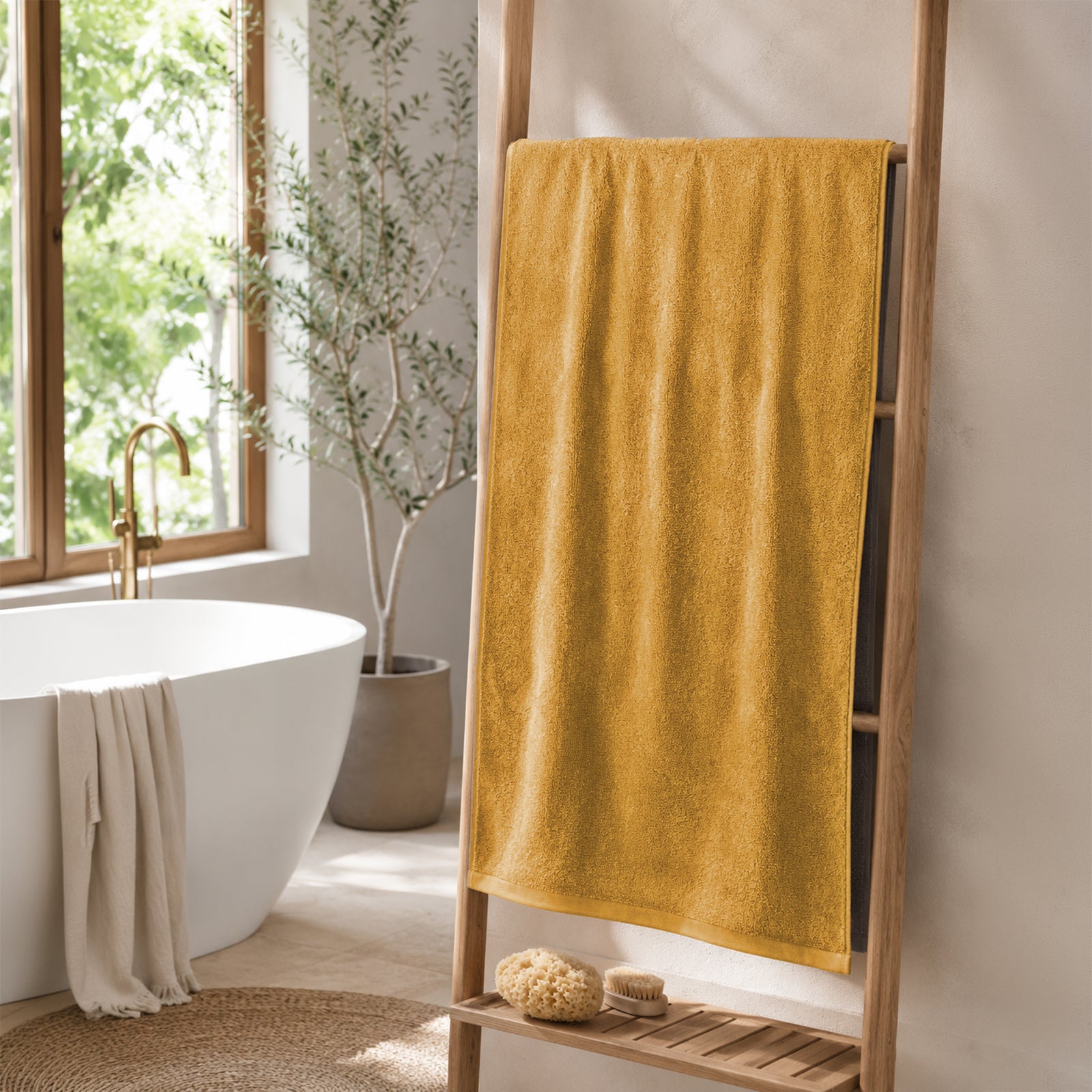 Telo da bagno in Spugna di cotone pettinato - Eden