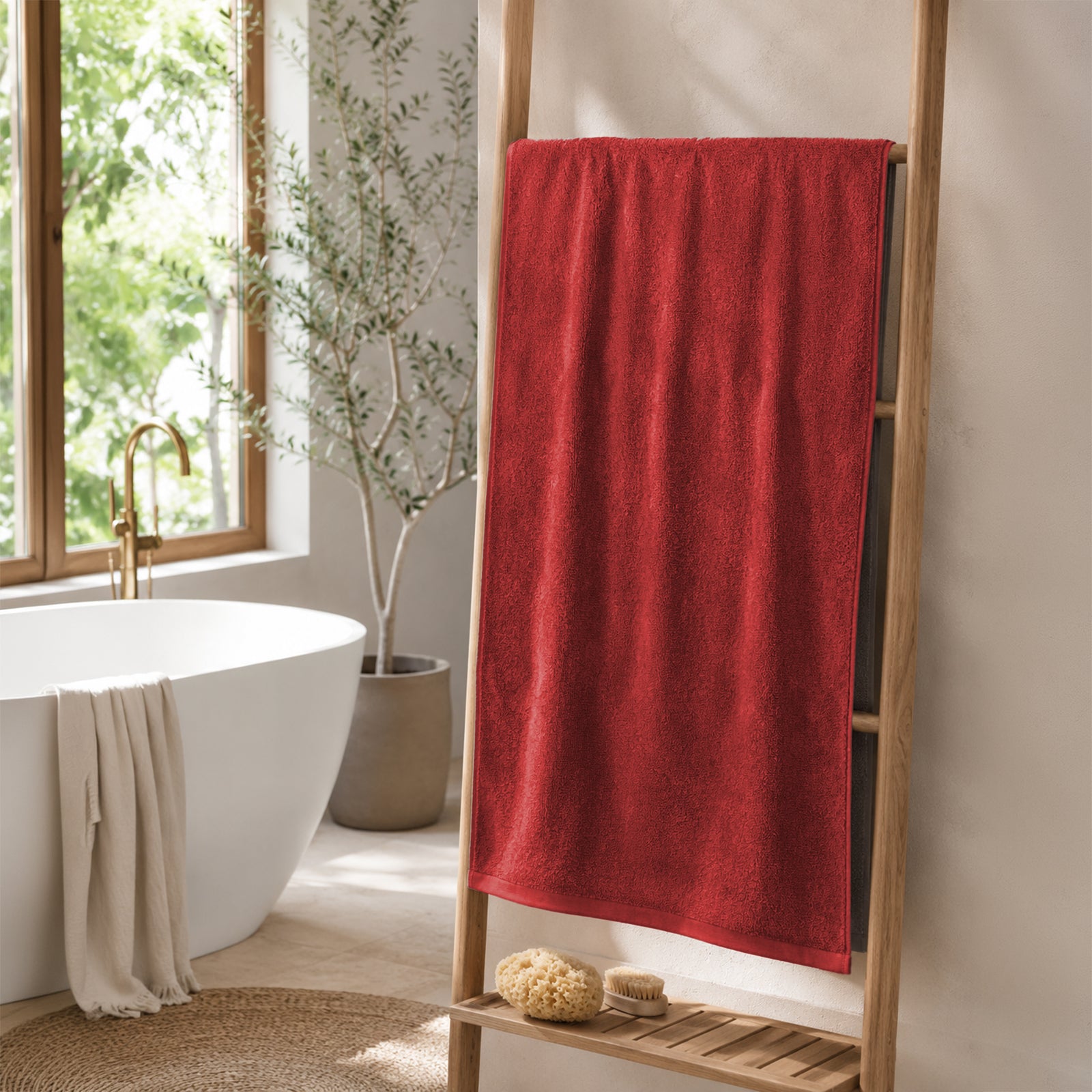 Telo da bagno in Spugna di cotone pettinato - Eden