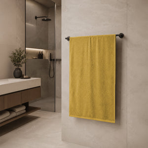 Telo da bagno in Spugna di Cotone Tinta Unita - Perla