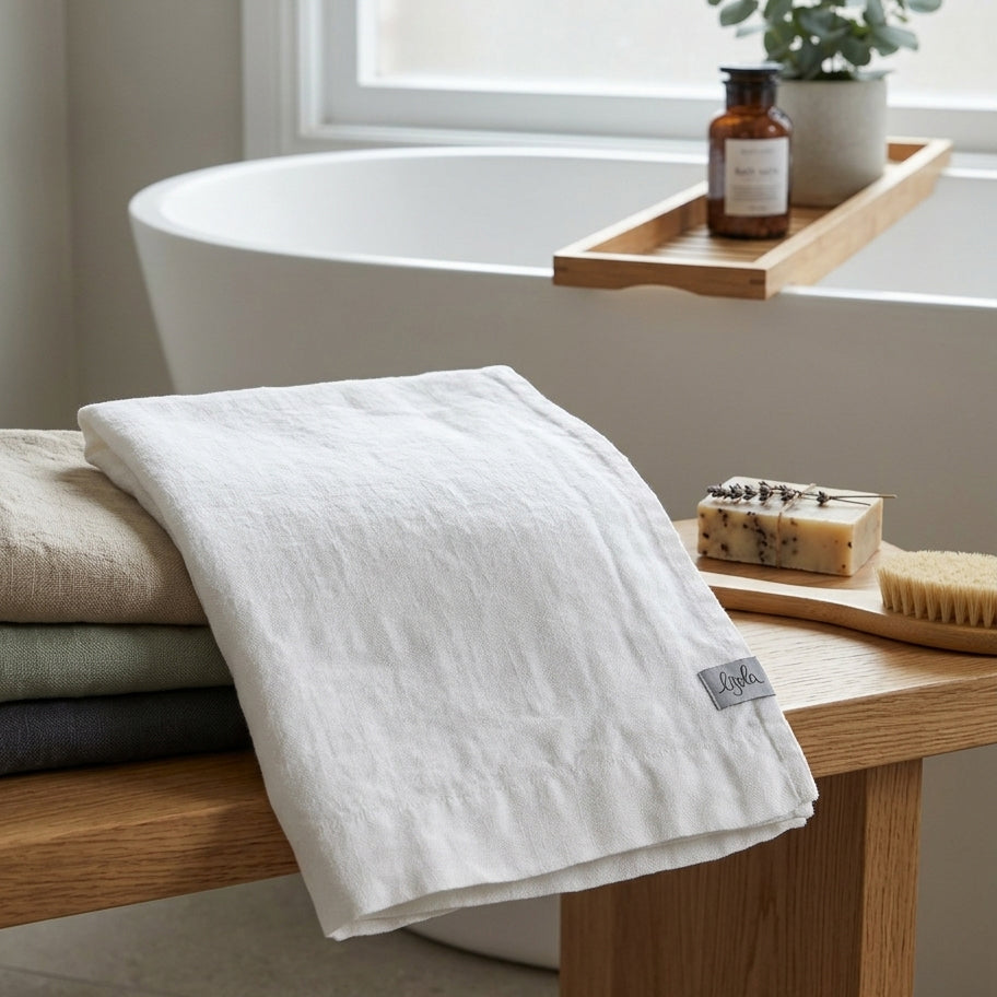 Telo da Bagno in Panamà di puro Lino - Panamà