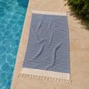 Telo Mare in Fouta di Puro Cotone a Righe Larghe - Alma