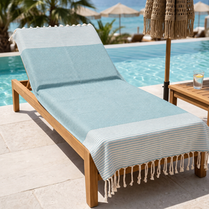 Telo Mare Fouta in Puro Cotone a Righe Strette - Tal