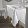 Tovaglia in Fiandra Antimacchia in Puro Cotone Resinato - Ariadna Tovaglia Resinata Lisola 160x180cm Bianco 