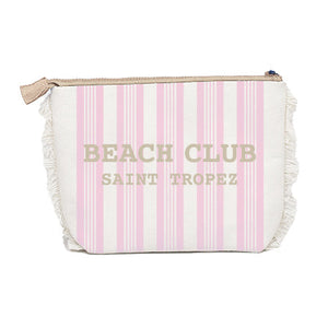 Borsa Mare o Trousse in Spugna di Cotone Rigato - Beach Club