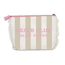 Borsa Mare o Trousse in Spugna di Cotone Rigato - Beach Club