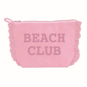 Borsa Mare o Trousse in Spugna di Cotone Tinta Unita - Beach Club