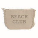 Borsa Mare o Trousse in Spugna di Cotone Tinta Unita - Beach Club