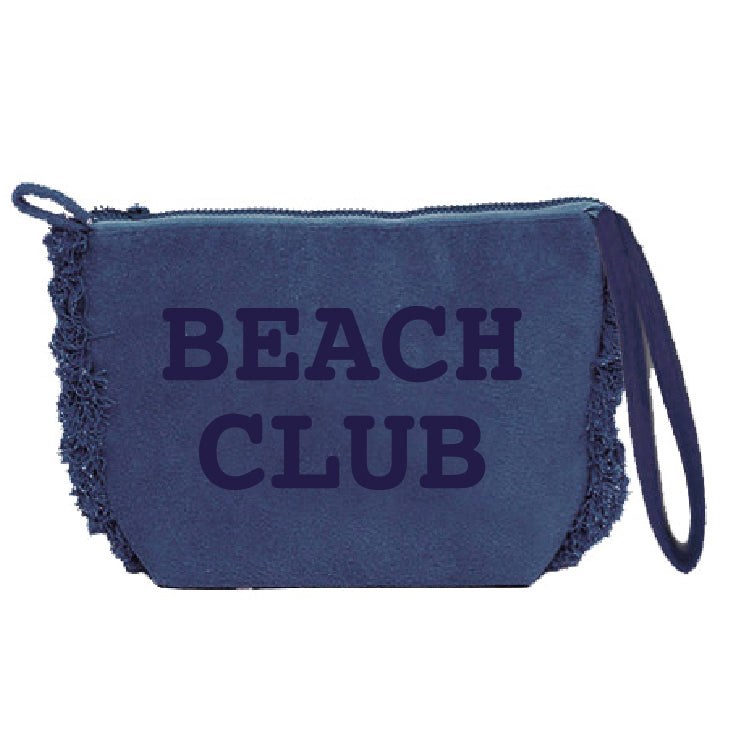 Borsa Mare o Trousse in Spugna di Cotone Tinta Unita - Beach Club