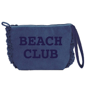 Borsa Mare o Trousse in Spugna di Cotone Tinta Unita - Beach Club