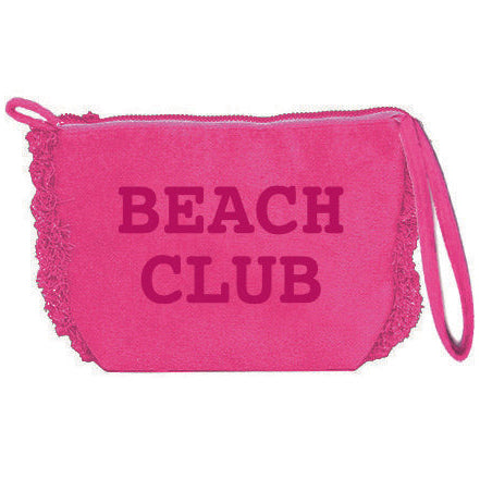 Borsa Mare o Trousse in Spugna di Cotone Tinta Unita - Beach Club