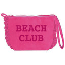 Borsa Mare o Trousse in Spugna di Cotone Tinta Unita - Beach Club