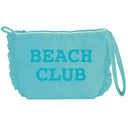 Borsa Mare o Trousse in Spugna di Cotone Tinta Unita - Beach Club