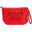 Borsa Mare o Trousse in Spugna di Cotone Tinta Unita - Beach Club