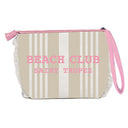 Borsa Mare o Trousse in Spugna di Cotone Rigato - Beach Club