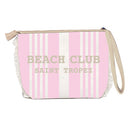 Borsa Mare o Trousse in Spugna di Cotone Rigato - Beach Club