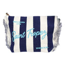 Borsa Mare o Trousse in Puro Cotone Rigata - Rayure