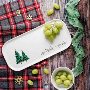 Piatto Rettangolare in Grès - Ogni Natale è Speciale