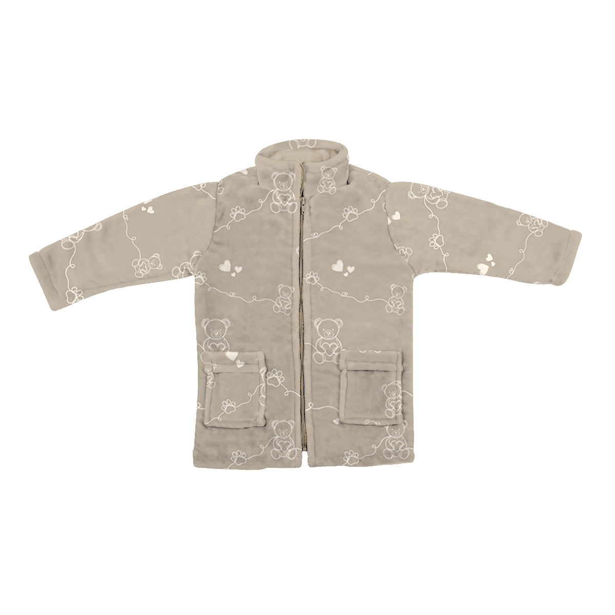 Vestaglia per Bambino in Micropile Stampata - Dreaming Bear