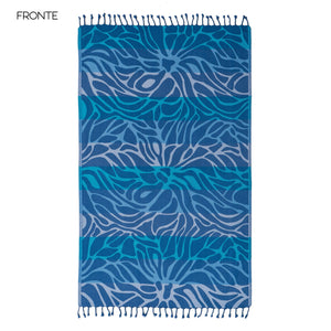 Telo Mare Fouta in Puro Cotone Jacquard Doubleface - Layla