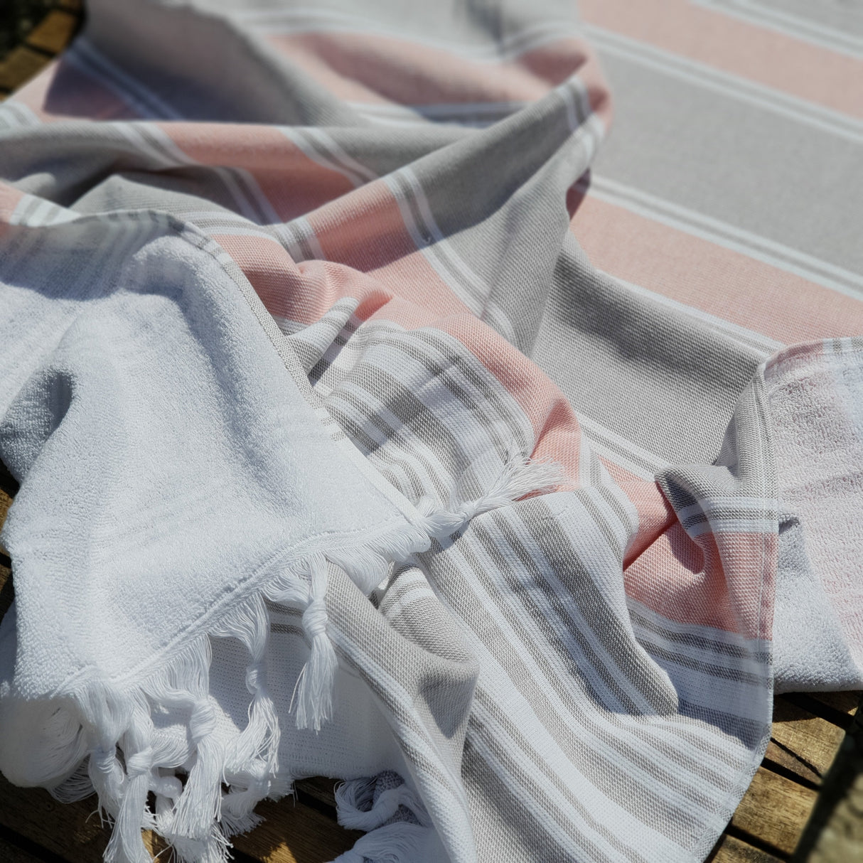Telo Mare in Fouta di Cotone e Microspugna - Equipage