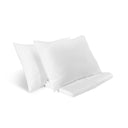 Completo Copripiumino Cotone e Lino StoneWashed No Stiro - Loira