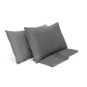 Completo Copripiumino Cotone e Lino StoneWashed No Stiro - Loira