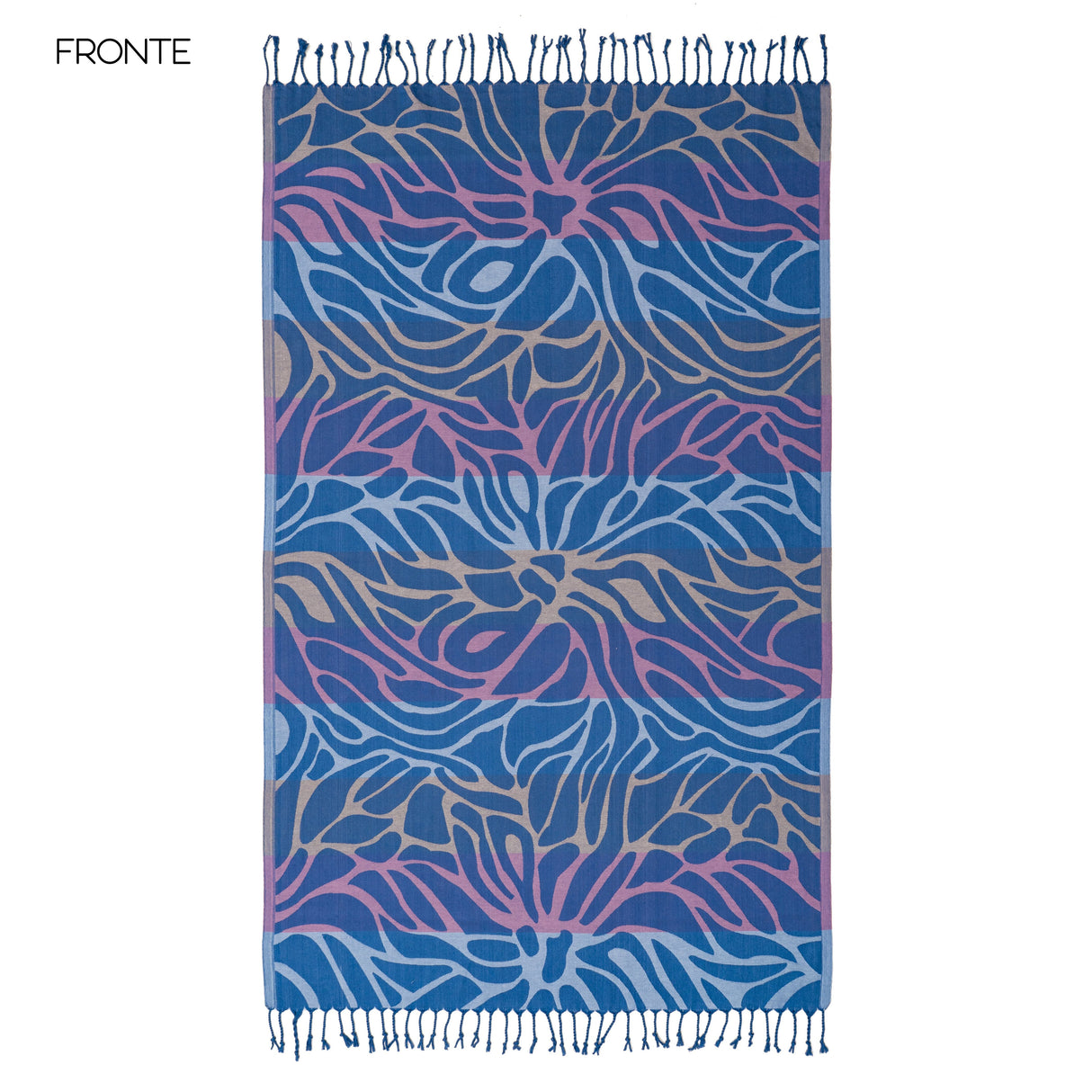 Telo Mare Fouta in Puro Cotone Jacquard Doubleface - Layla