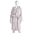 Accappatoio con Cappuccio in Spugna di Cotone - Blumarine Accappatoio Blumarine Small Ghiaccio 