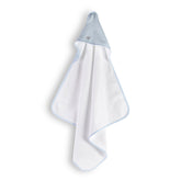 Accappatoio Triangolo in Spugna di Cotone Doubleface Marina - Blumarine Baby Azzurro
