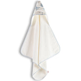 Accappatoio Triangolo in Spugna di Cotone Doubleface Ariella - Blumarine Baby Azzurro