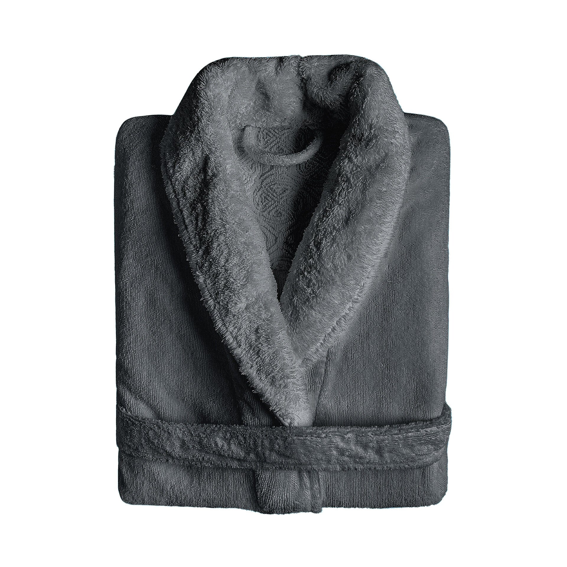 Accappatoio in Spugna di Puro Cotone Egiziano con Scollo a Scialle - Egoist Accappatoio Graccioza SMALL Tempesta 